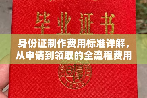 乐至身份证制作费用标准详解，从申请到领取的全流程费用解析